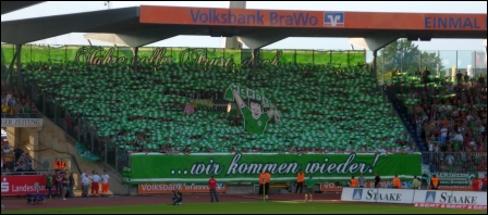 Werder Bremen im Eintracht-Stadion, Braunschweig