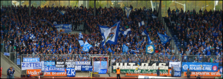 Schalke im Eintracht-Stadion, Braunschweig